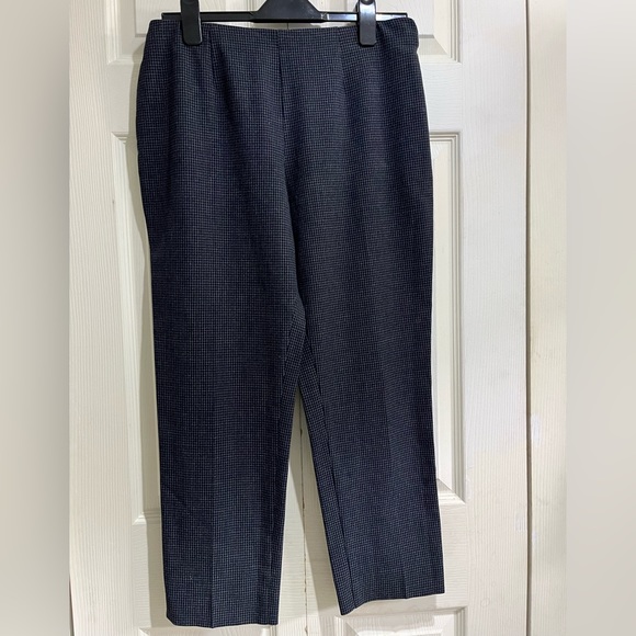 Marks & Spencer Dark Navy Mix Plaid pants in Size 12 - Picture 1 of 3